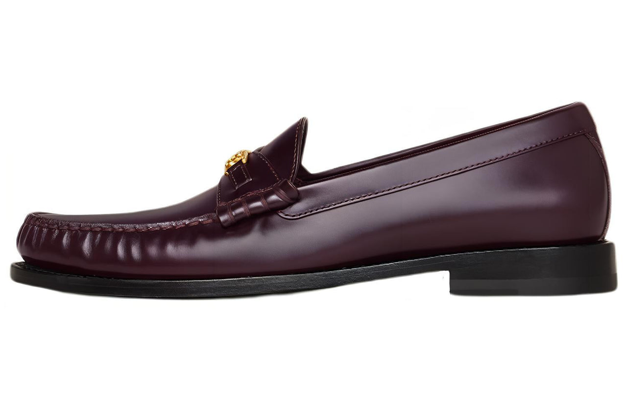 CELINE Casual Single Shoes Women's Red Brown