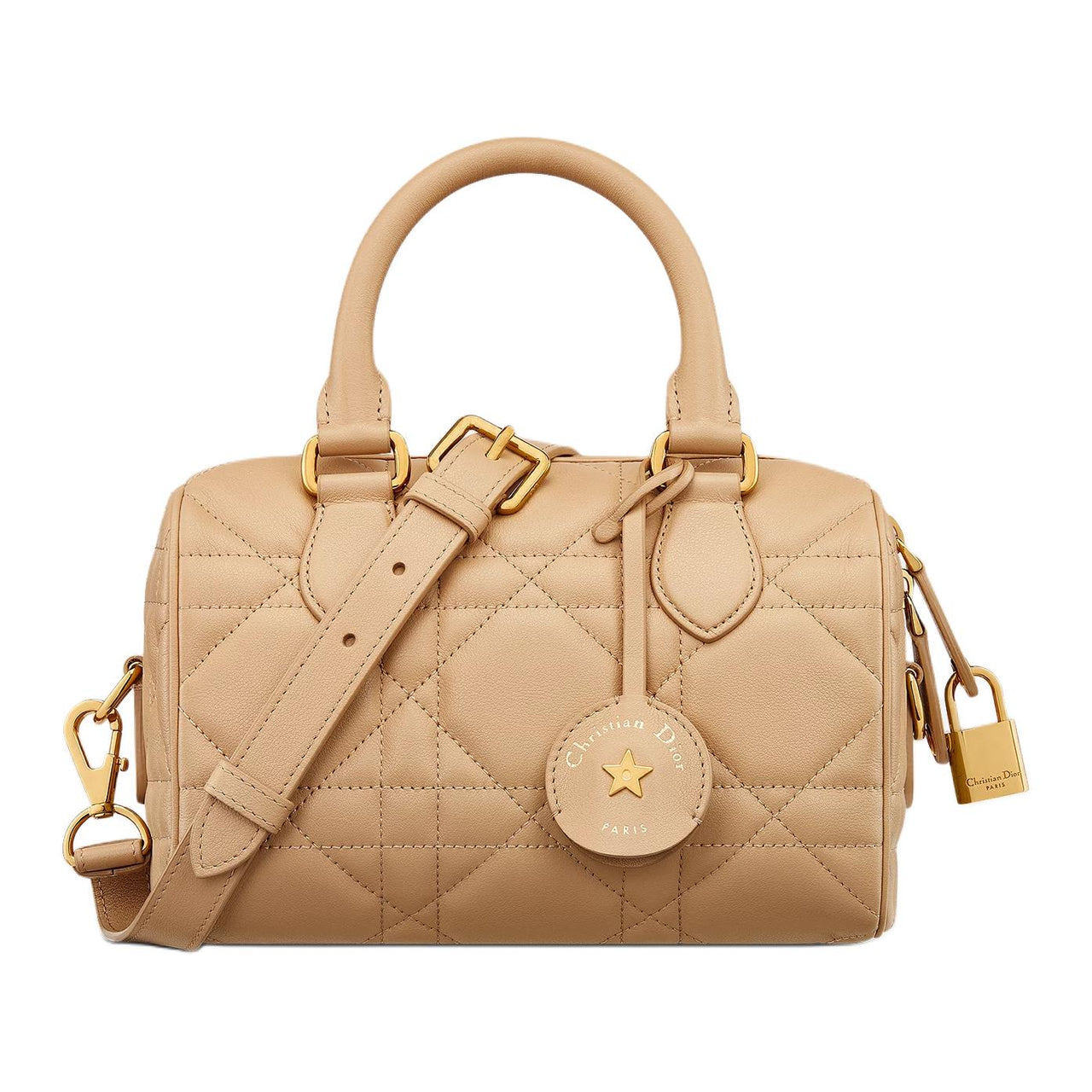DIOR Groove Calfskin Shoulder Bag, Crossbody Bag, Handbag Small Size Women's Cookie