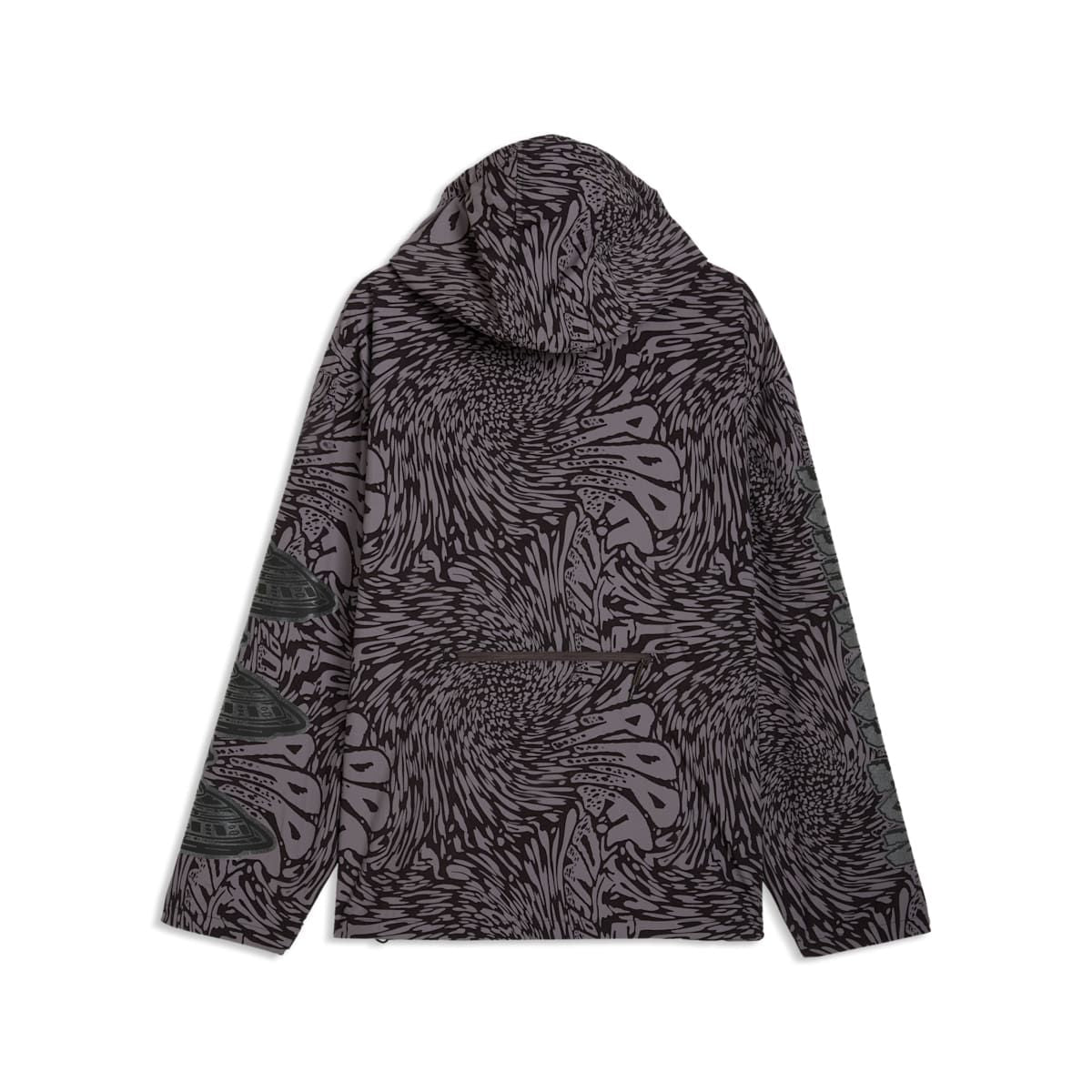 PUMA Melo World Packable Windbreaker 'Crystal Black AOP' 634631-01