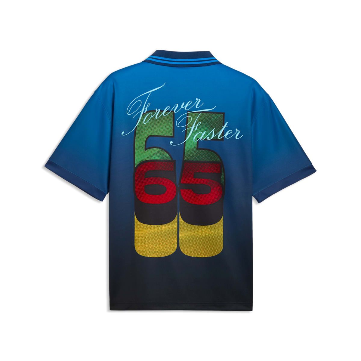 PUMA x AHLUWALIA Relaxed Polo 'Racing Blue AOP' 635234-05