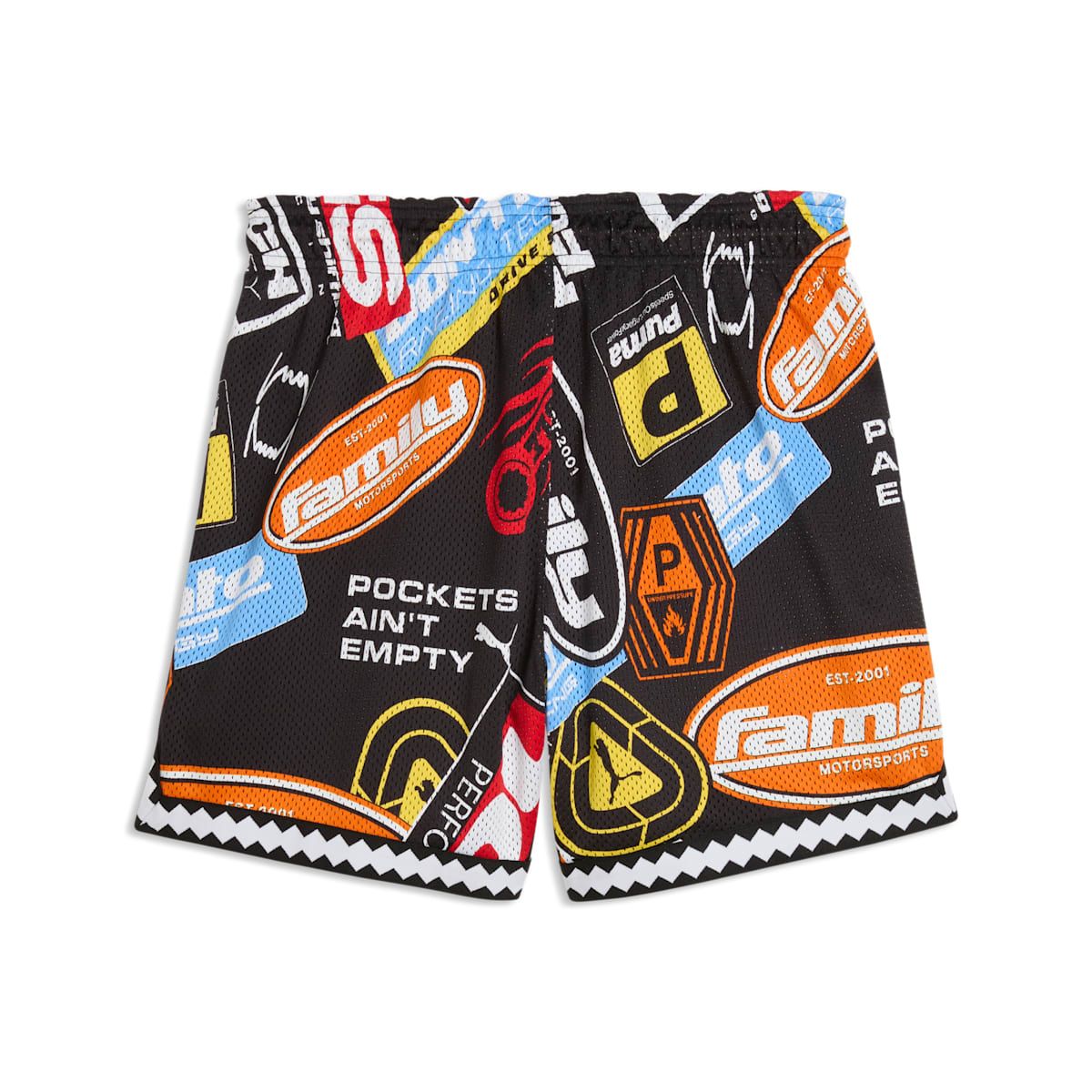 PUMA x FAST & FURIOUS 6" Reversible Shorts 'PUMA Black AOP' 637902-01