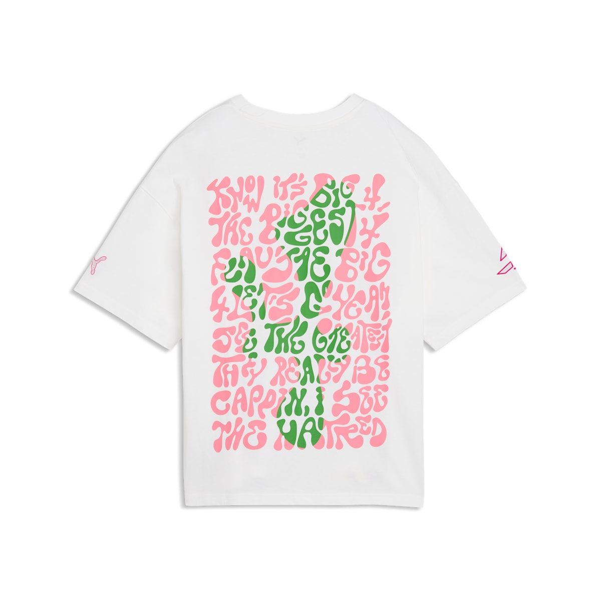 PUMA x Flau’jae Oversized Graphic T-Shirt 'PUMA White' 635651-01