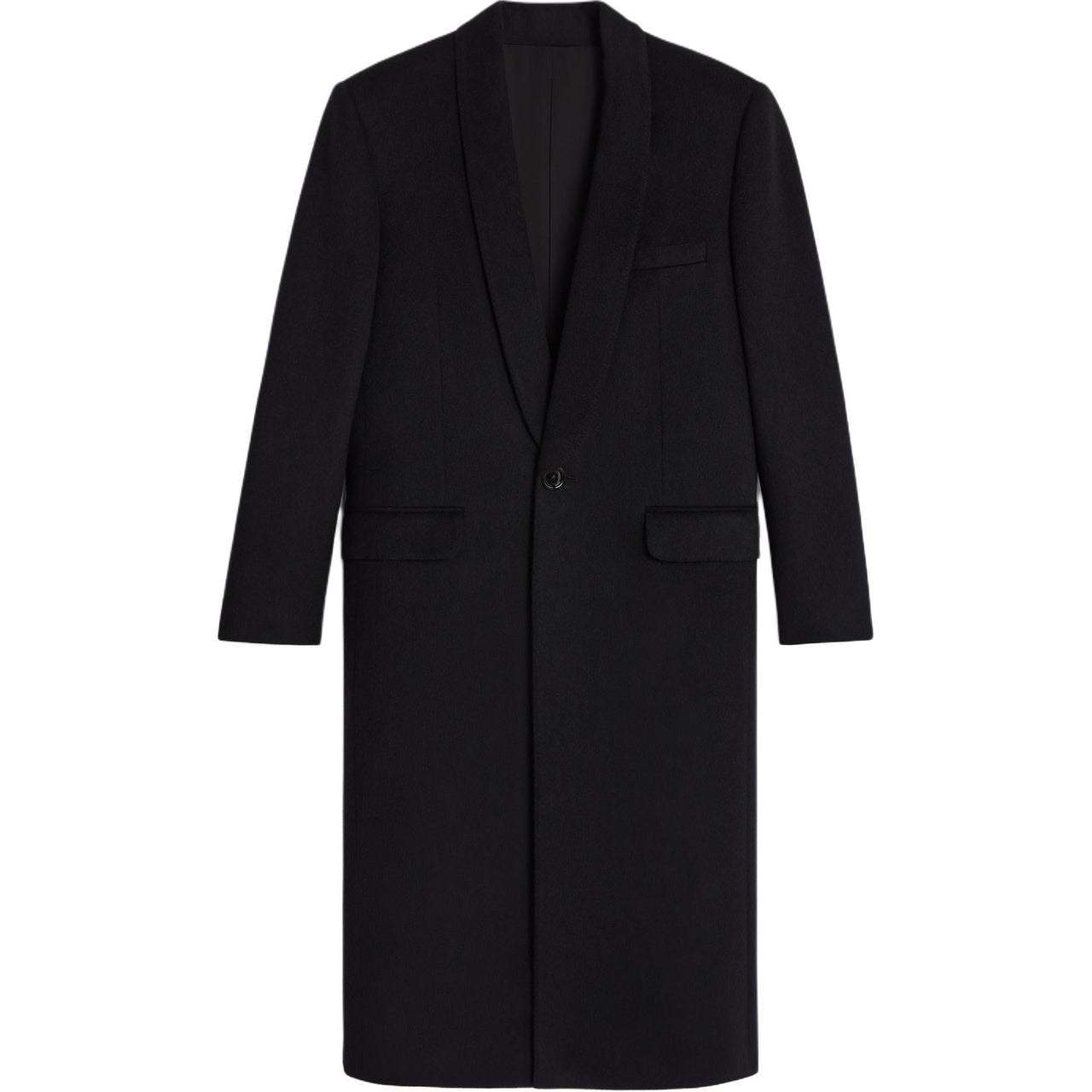 CELINE Chesterfield Coat In Wool Cloth