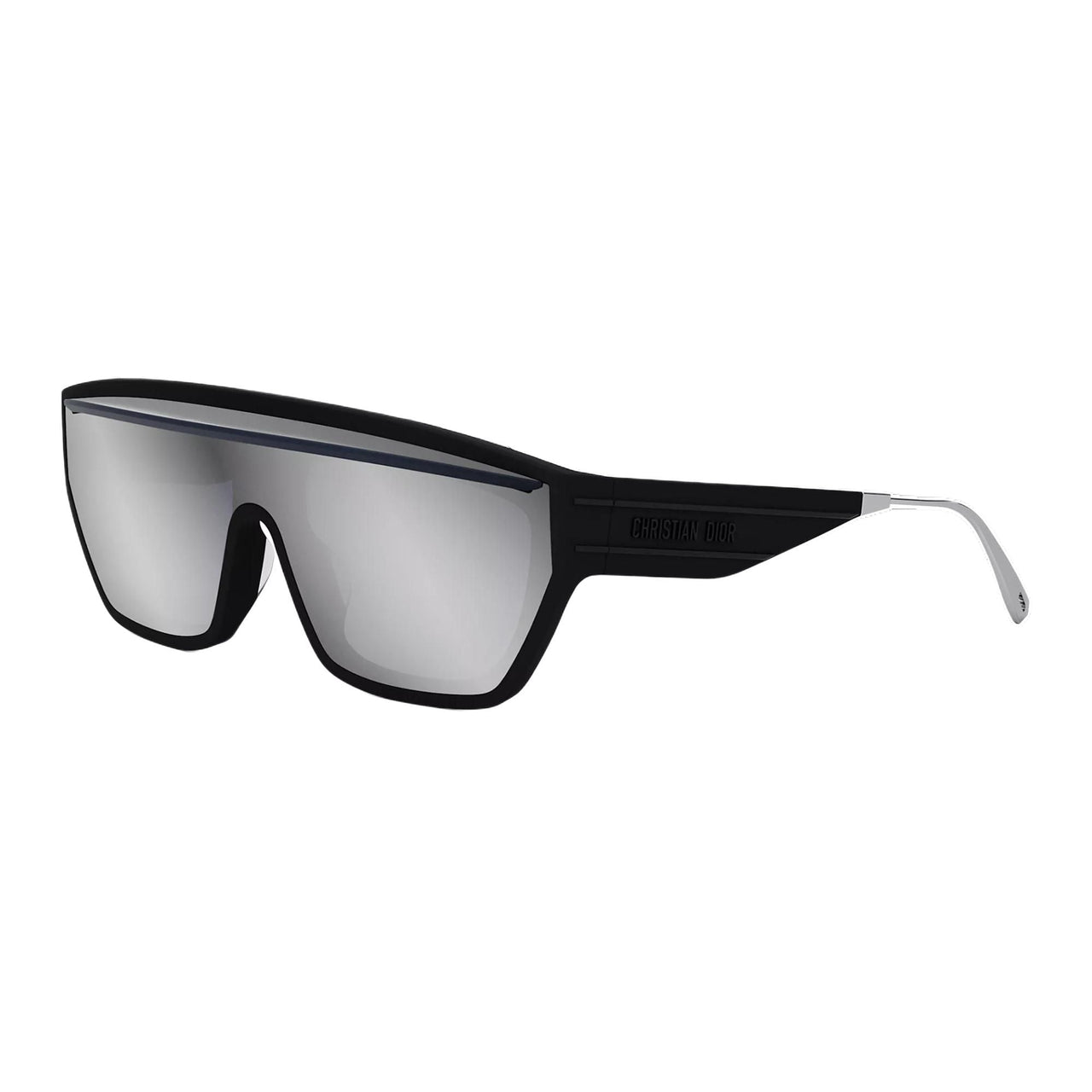 DIOR Acetate Irregular Shape Sunglasses Women's Black