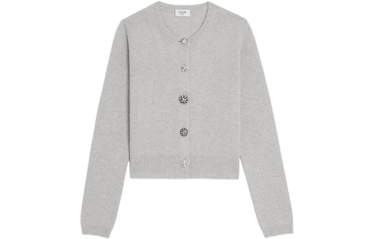 CELINE FW23 Knitwear Women's Light Gray