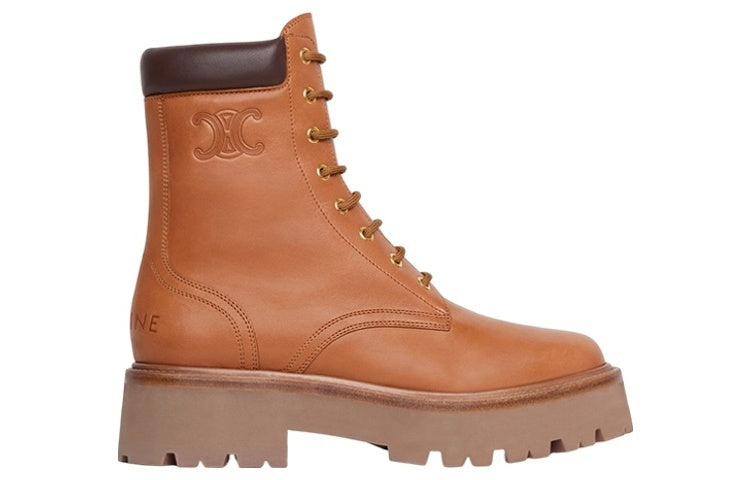 CELINE Ankle Boots Women's Brown