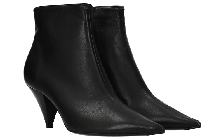 CELINE Ankle Boots Women's Mid-Top Black