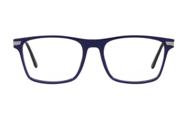 PRADA Eyeglass Frames Men Blue