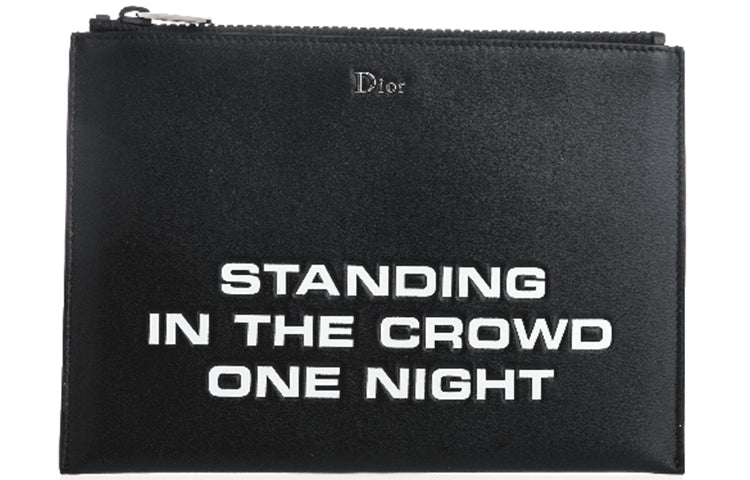 DIOR ABS Plastic Clutch Men's Black