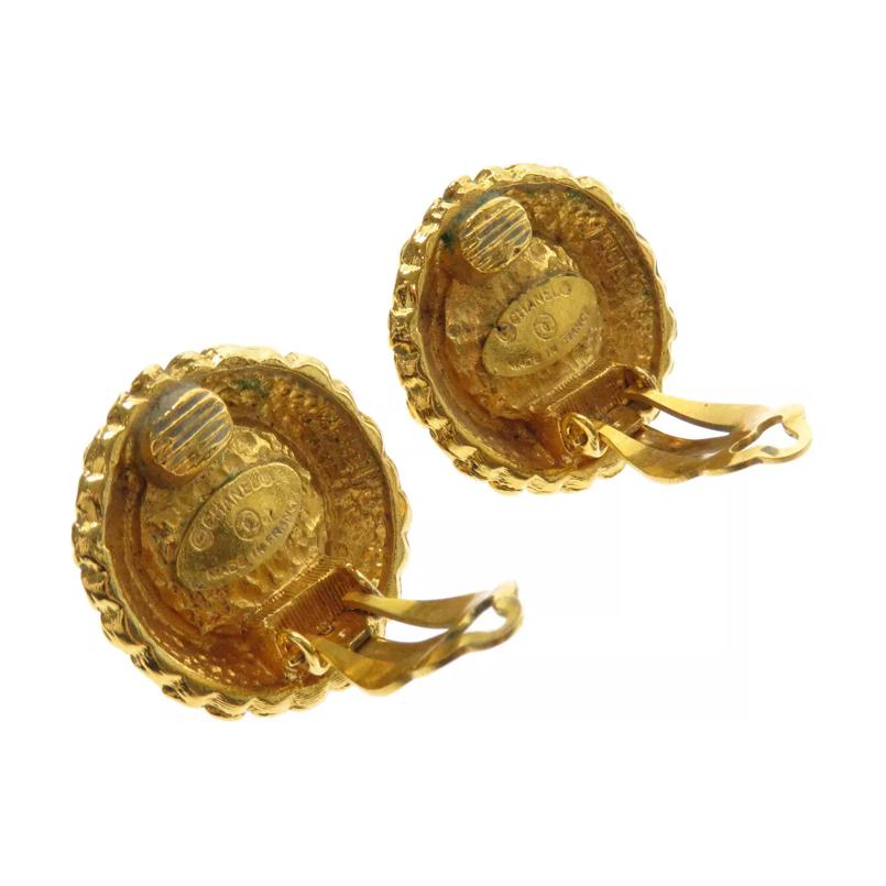 CHANEL 1984 Faux-pearl Clip-on Earrings