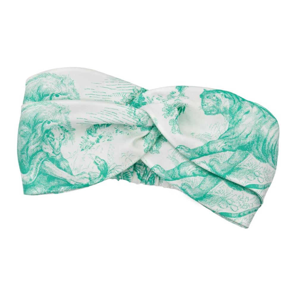 DIOR Silk Hair Bands Women's Green