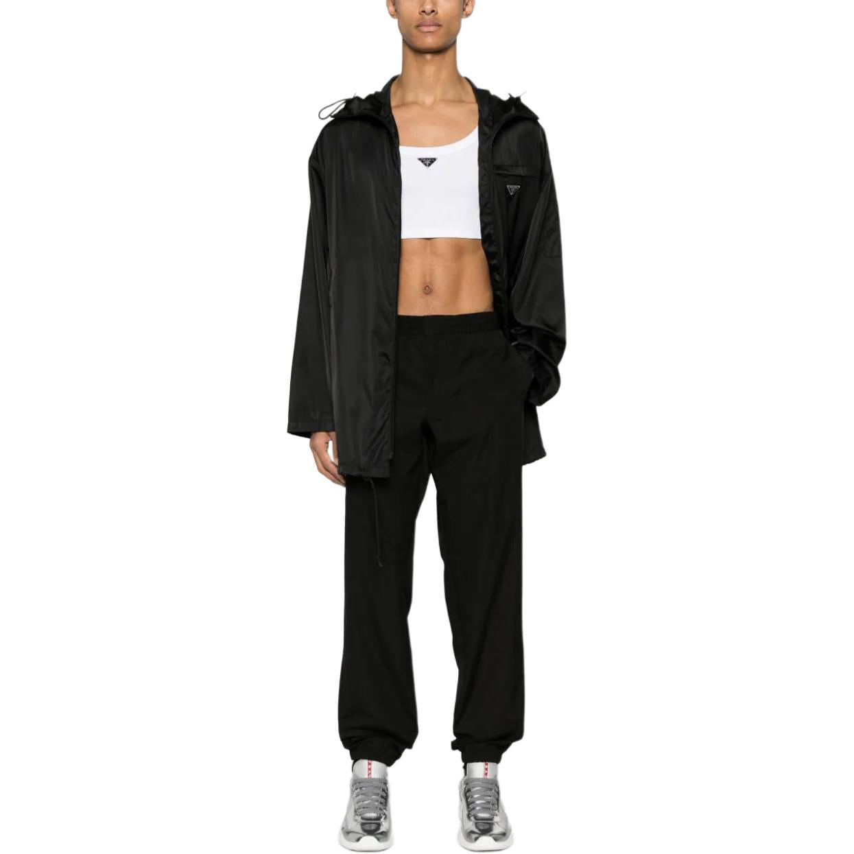 PRADA Drawstring Monochrome Pants