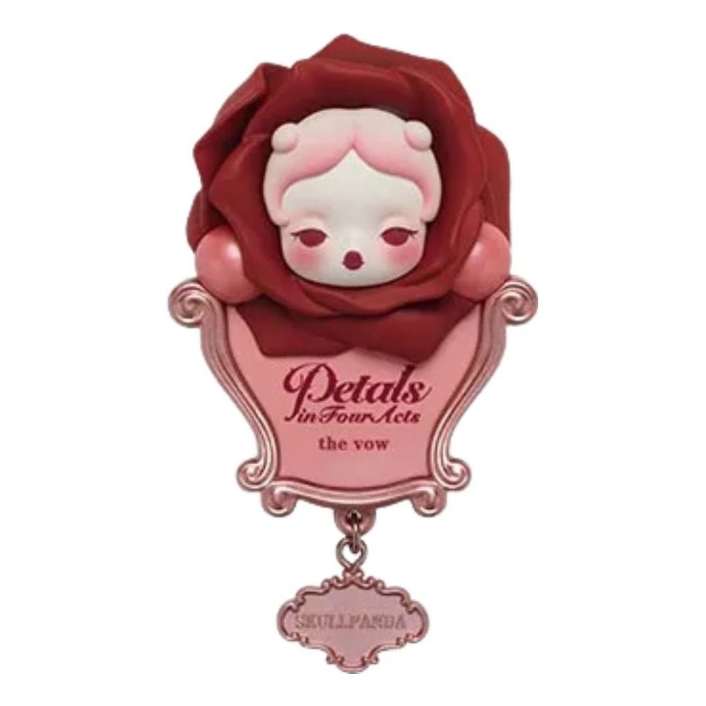 Pop Mart Skullpanda Petals in Four Acts Series Fridge Magnet 'The Vow' PPMT-2604-0064-1119523545