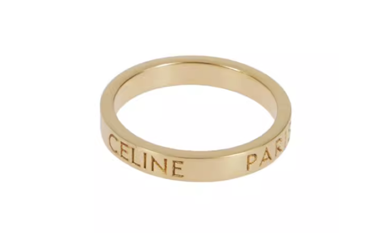 CELINE Brass Rings Women's Gold