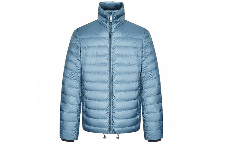 PRADA Down Jacket Men's Blue Gray