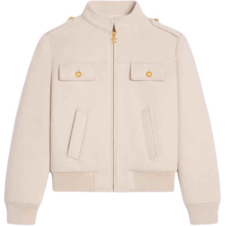 CELINE Zip-Up Long-Sleeved Jacket