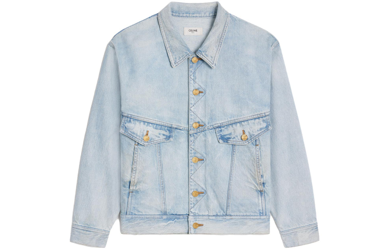 CELINE SS23 Denim Jacket Women's Light Blue
