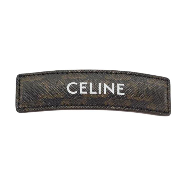 CELINE Hair Clips Women's Brown