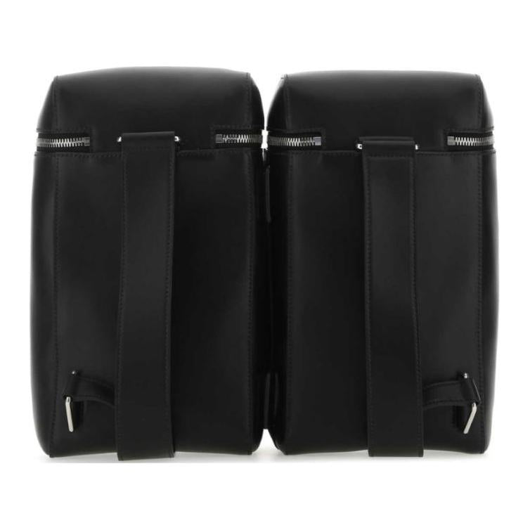 PRADA Cow Leather Backpack Men's Black
