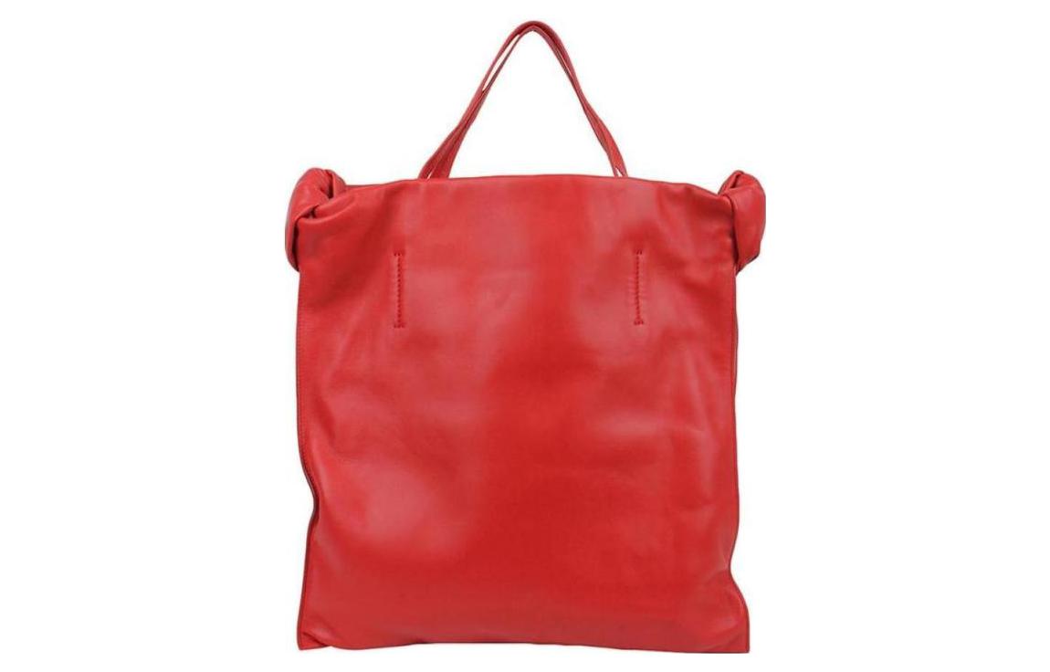 CELINE Calfskin Handbag Women's Red