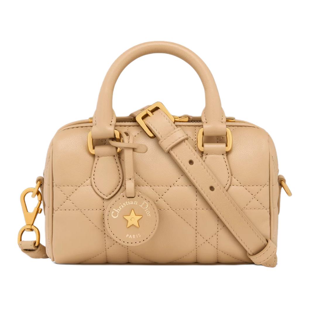 DIOR Calfskin Shoulder Bag Crossbody Bag Handbag Extra Mini Women's Cookie