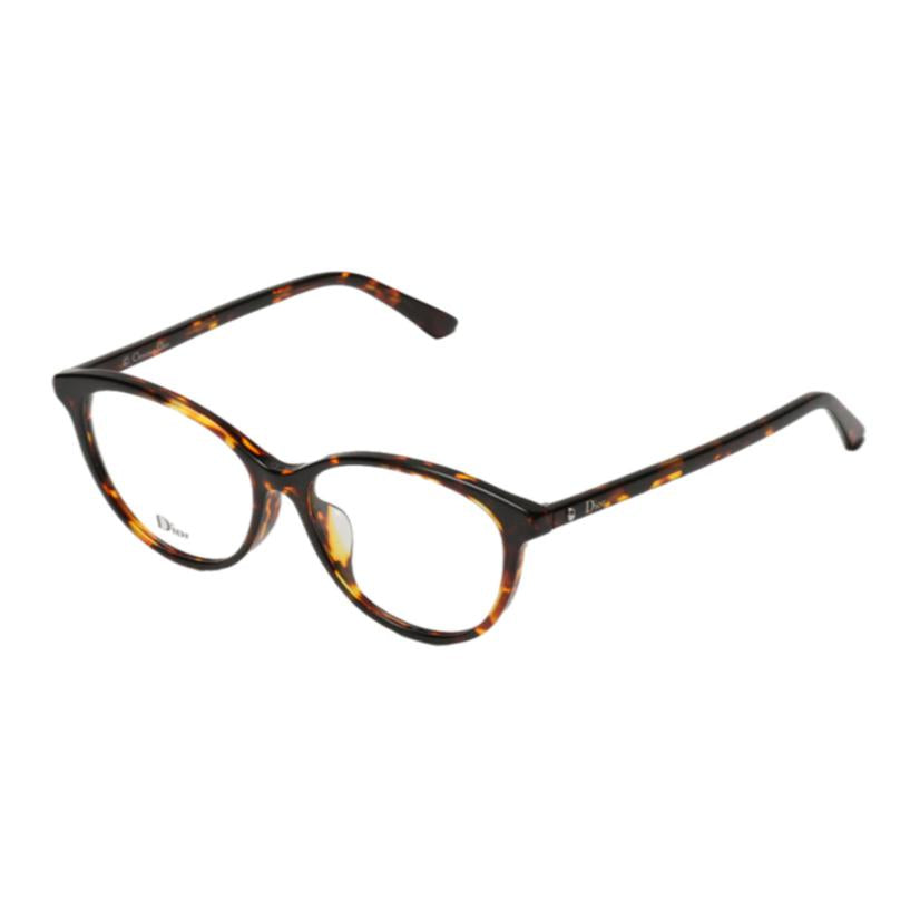 DIOR Plastic Square Eyeglass Frames Women's Tortoiseshell