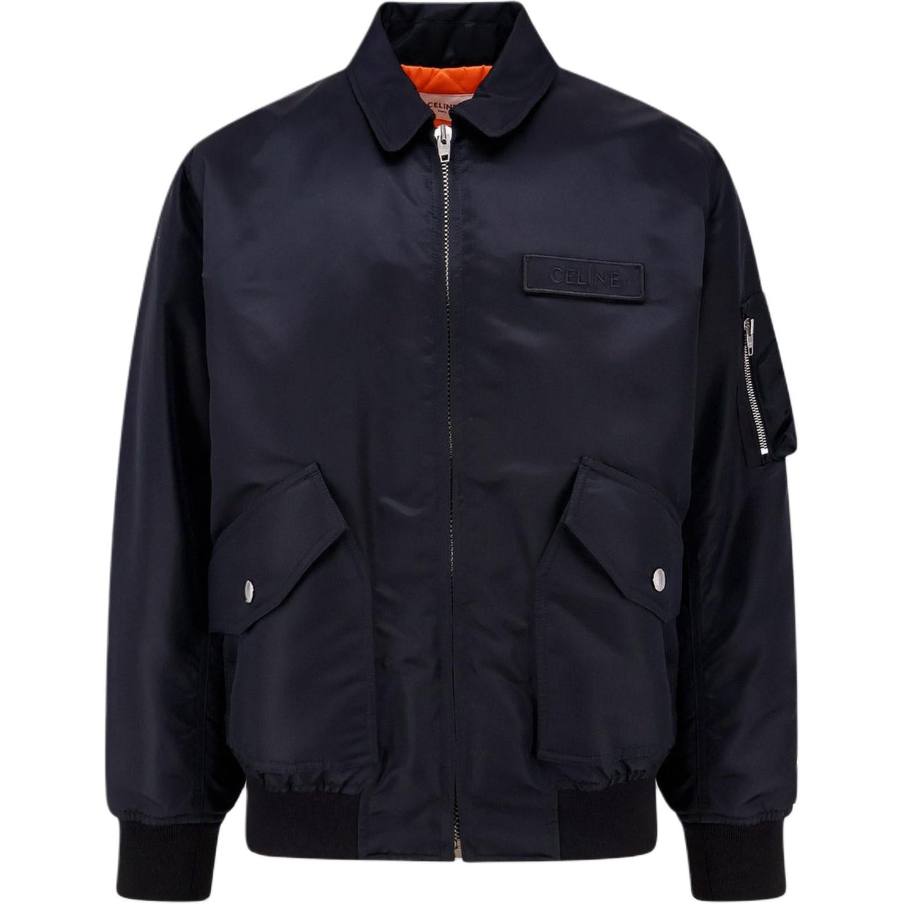 CELINE Bomber Jacket In Nylon Twill