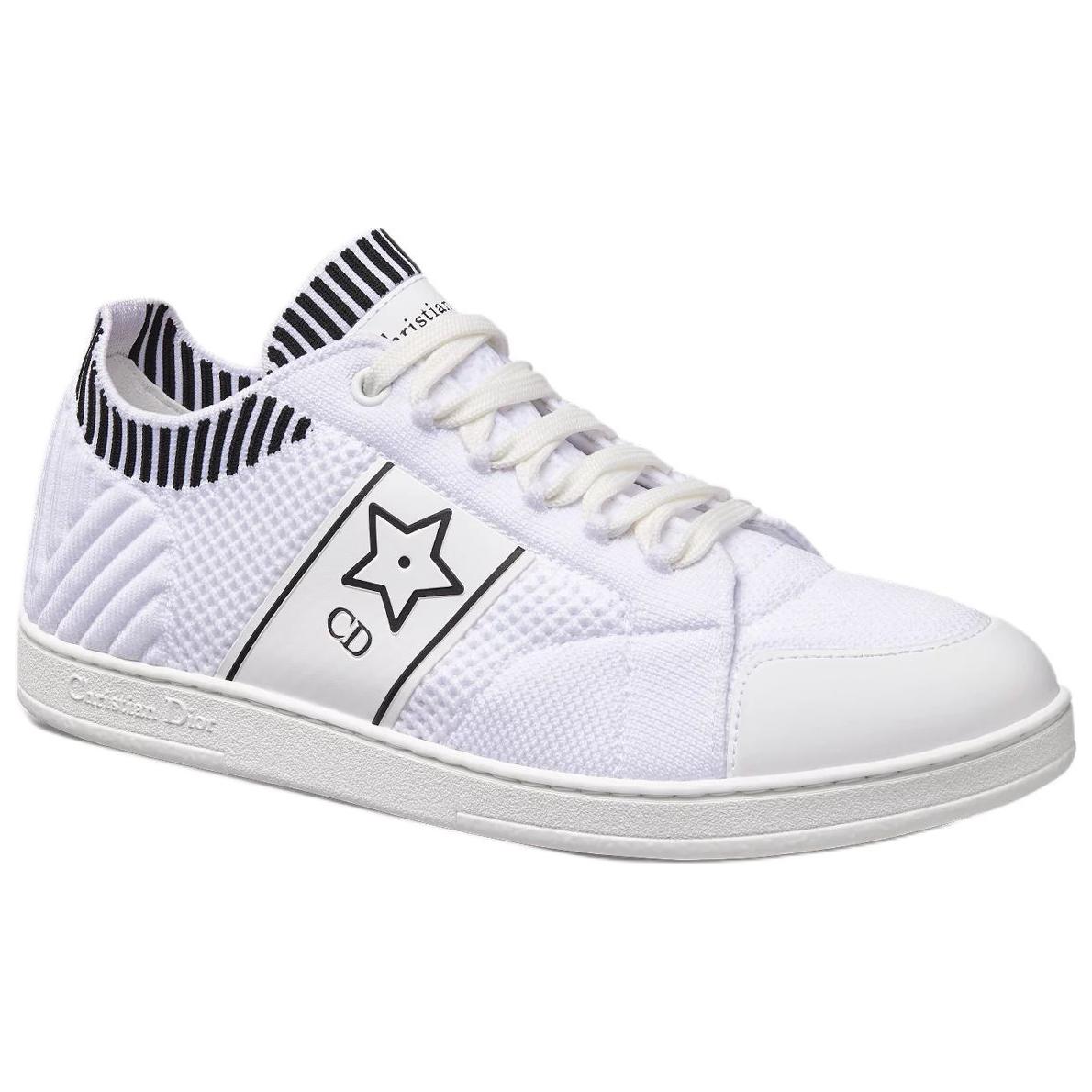 DIOR Star Low Top Skateboard Shoes Women's White