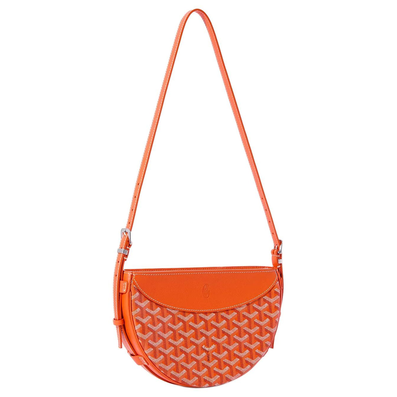 GOYARD Canvas With Calfskin Swift Bag Shoulder Bags Unisex Orange