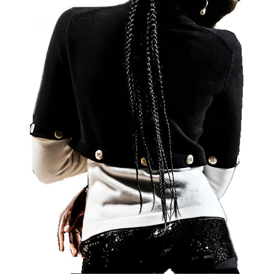 CHANEL SS22 Cashmere Sweater Women's Black