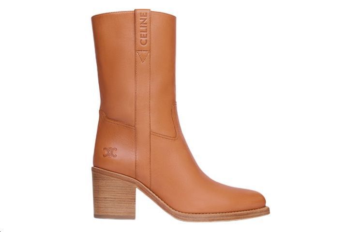 CELINE Ankle Boots Women's Brown