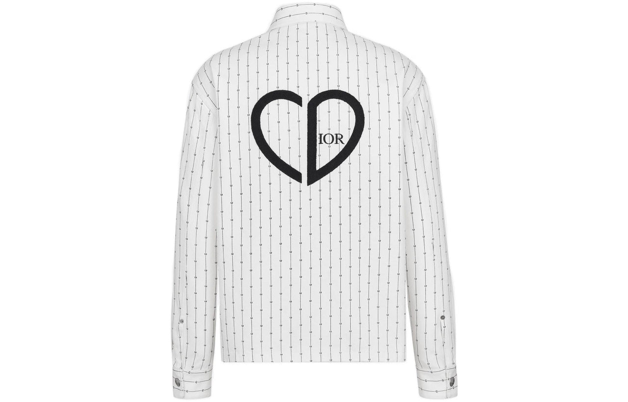 DIOR SS22 Denim Jacket Men's White