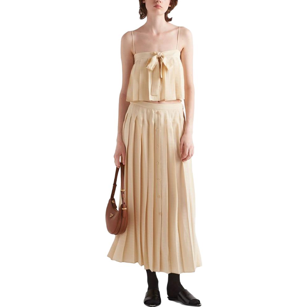 PRADA Casual Long Skirts Women's Ivory