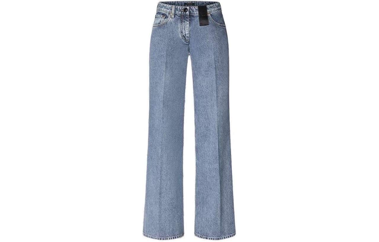 LOUIS VUITTON SS24 Jeans Women's Denim Blue