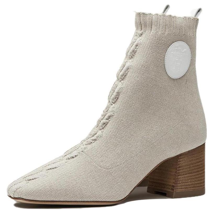 HERMES Volver Ankle Boots Women's Gray