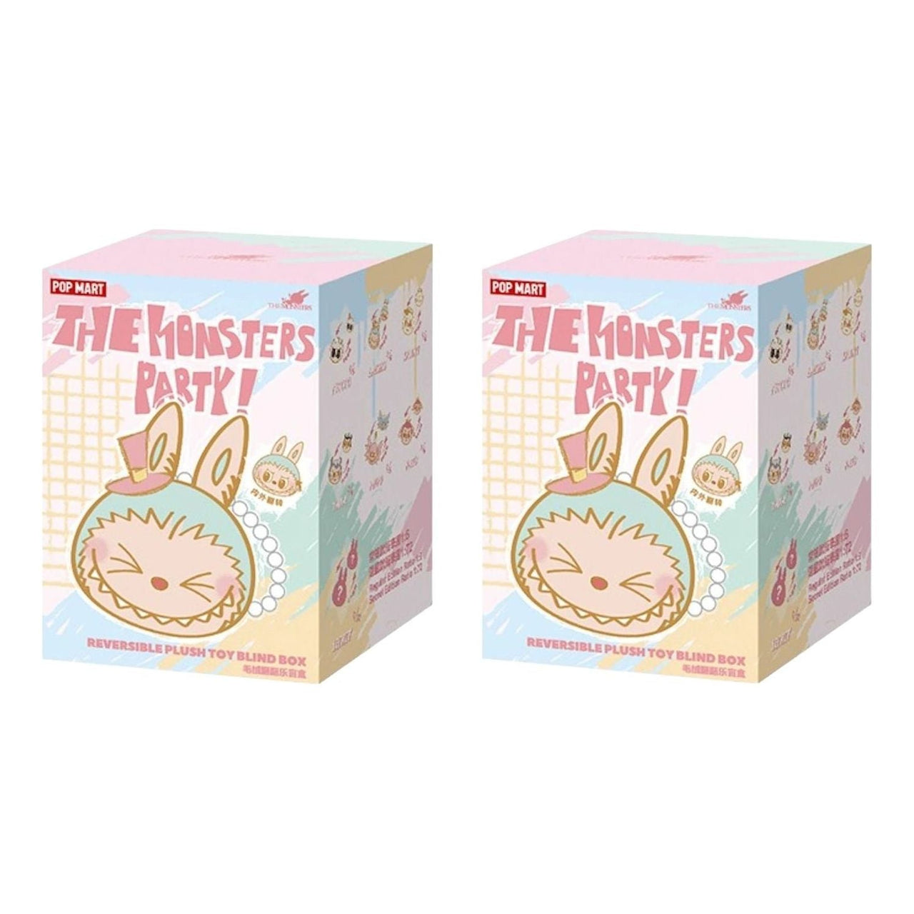Pop Mart The Monsters Labubu Party Reversible Pendant Sealed Case (2 Blind Boxes) PPMT-2407-0079-708312431