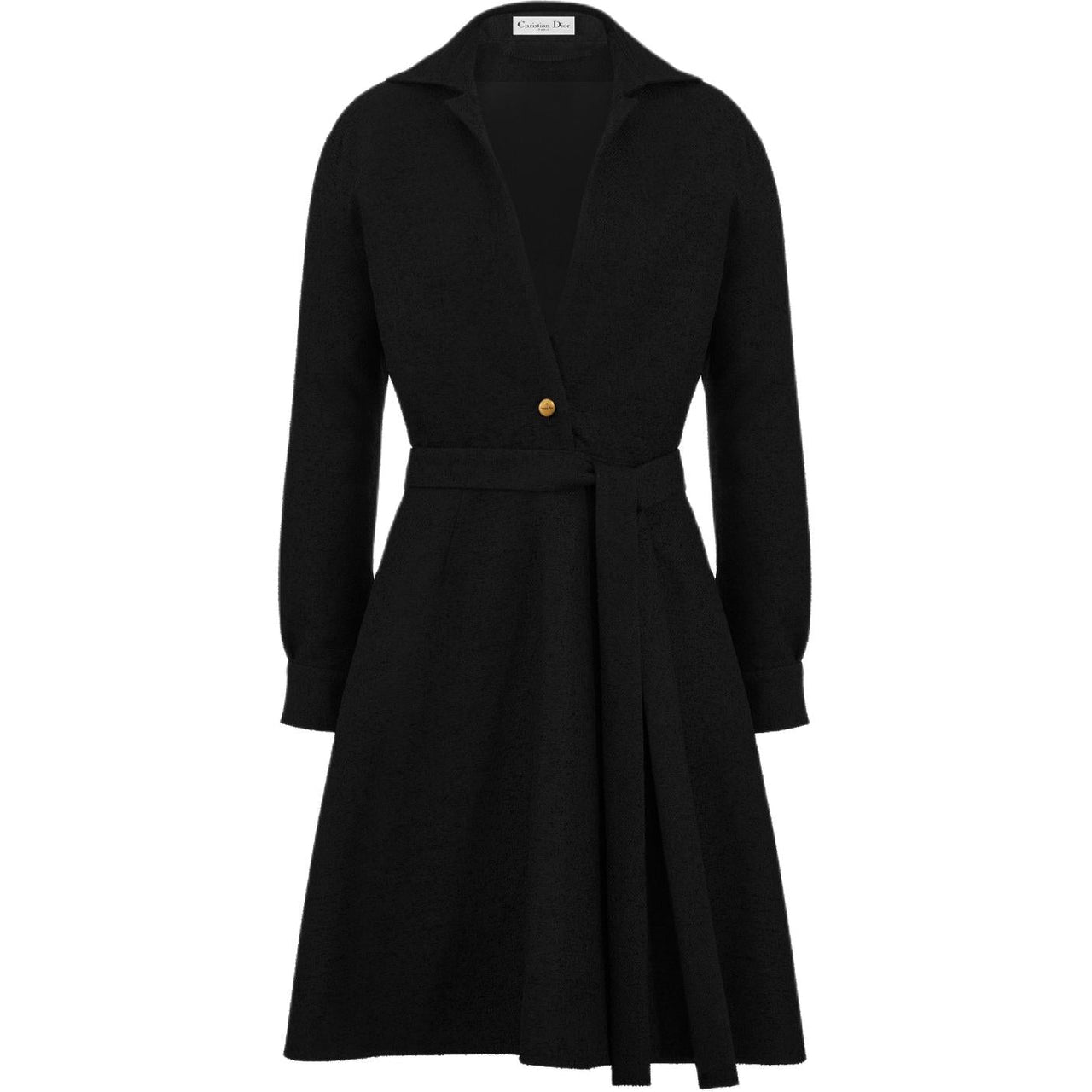 DIOR Long-Sleeved Dresses Women's Black