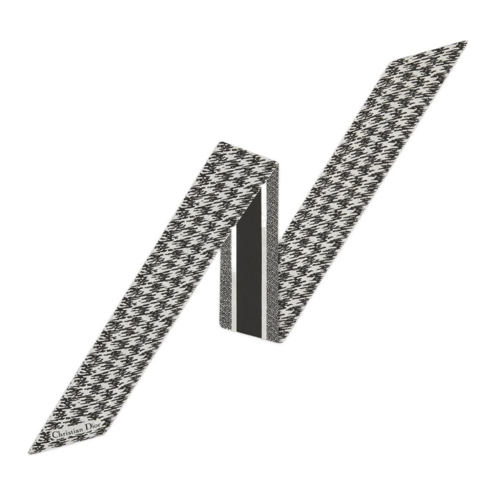 DIOR Silk Silk Scarves Women's Gray