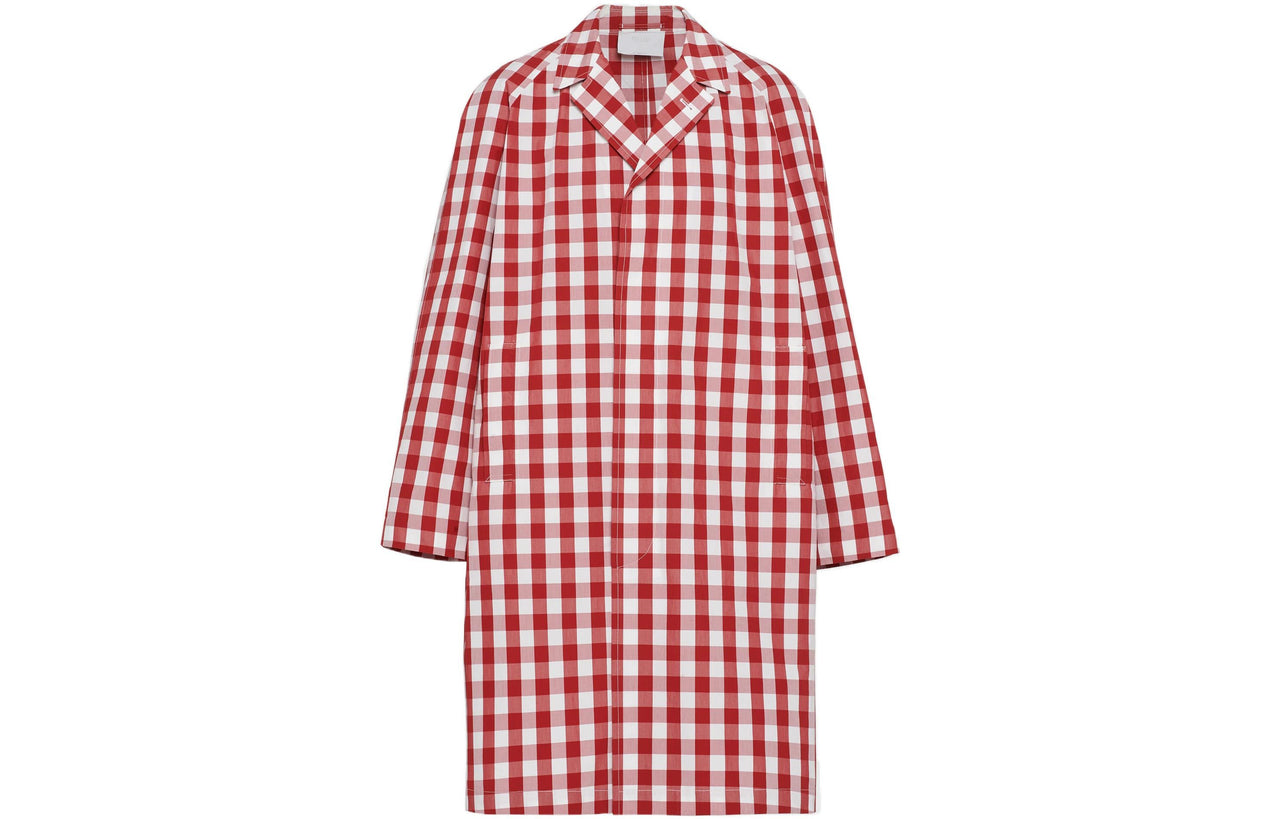 PRADA Coats Men Red