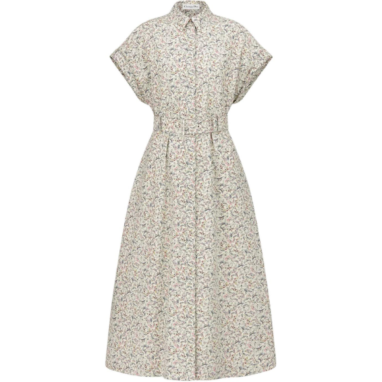 DIOR Short-Sleeved Dresses Women's White