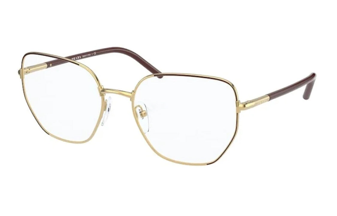 PRADA Eyeglass Frames Women's Gold