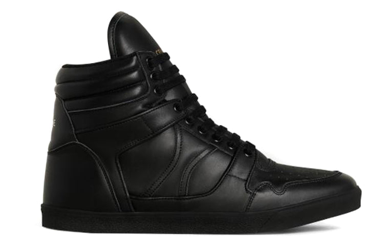 CELINE Break High Top Skateboard Shoes Men's Black