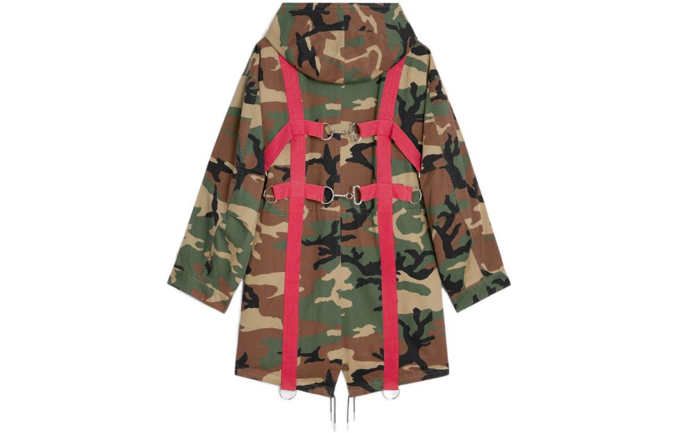 CELINE Camouflage Harness Parka