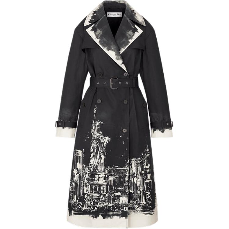 DIOR Trench Coats Women's Black