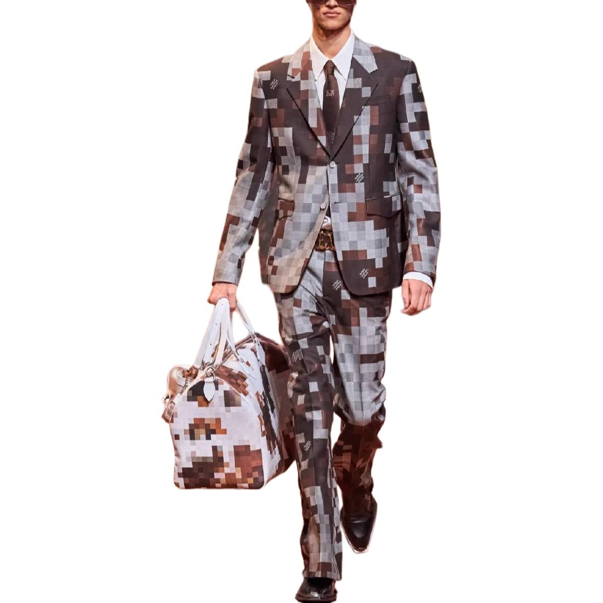 LOUIS VUITTON Single-Breasted Silk And Wool-Blend Jacket