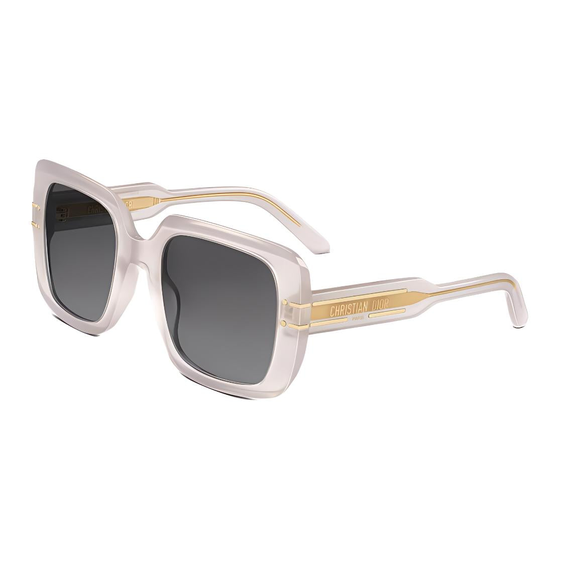 DIOR Acetate Square Sunglasses Women's Gray