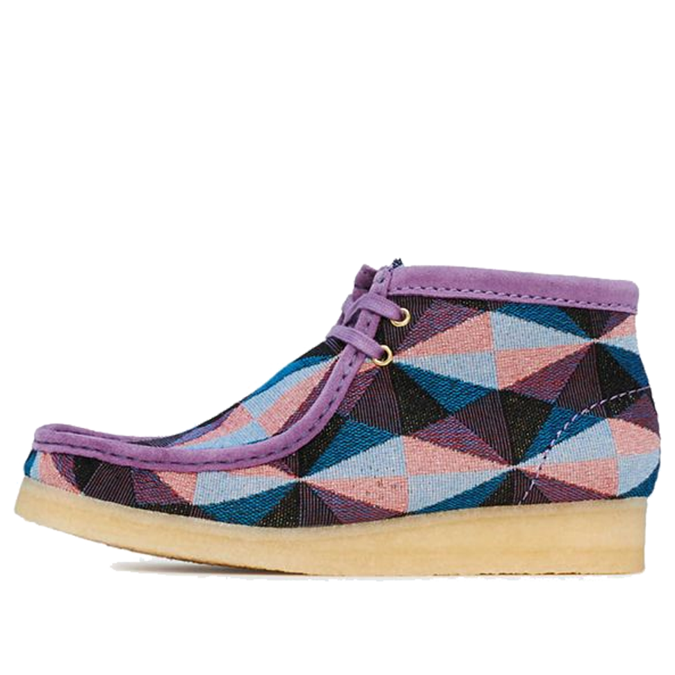 (WMNS) Clarks Wallabee Boots 'Purple Combination' 26164608