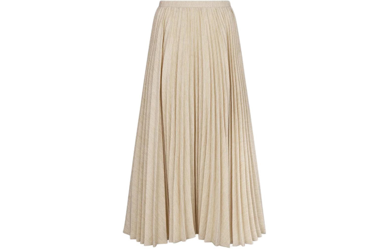 DIOR SS24 Casual Long Skirts Women's Gold