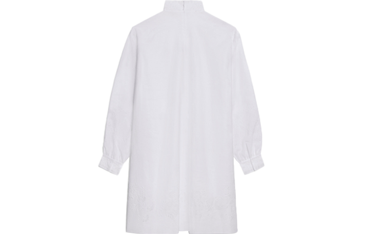 CELINE Embroidered Long Sleeved Dress