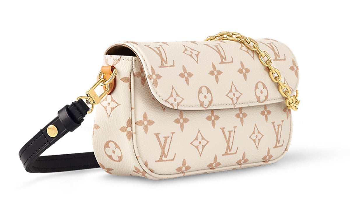 LOUIS VUITTON IVY Canvas Baguette Bag, Portable Crossbody Bag, Shoulder Bag Women's